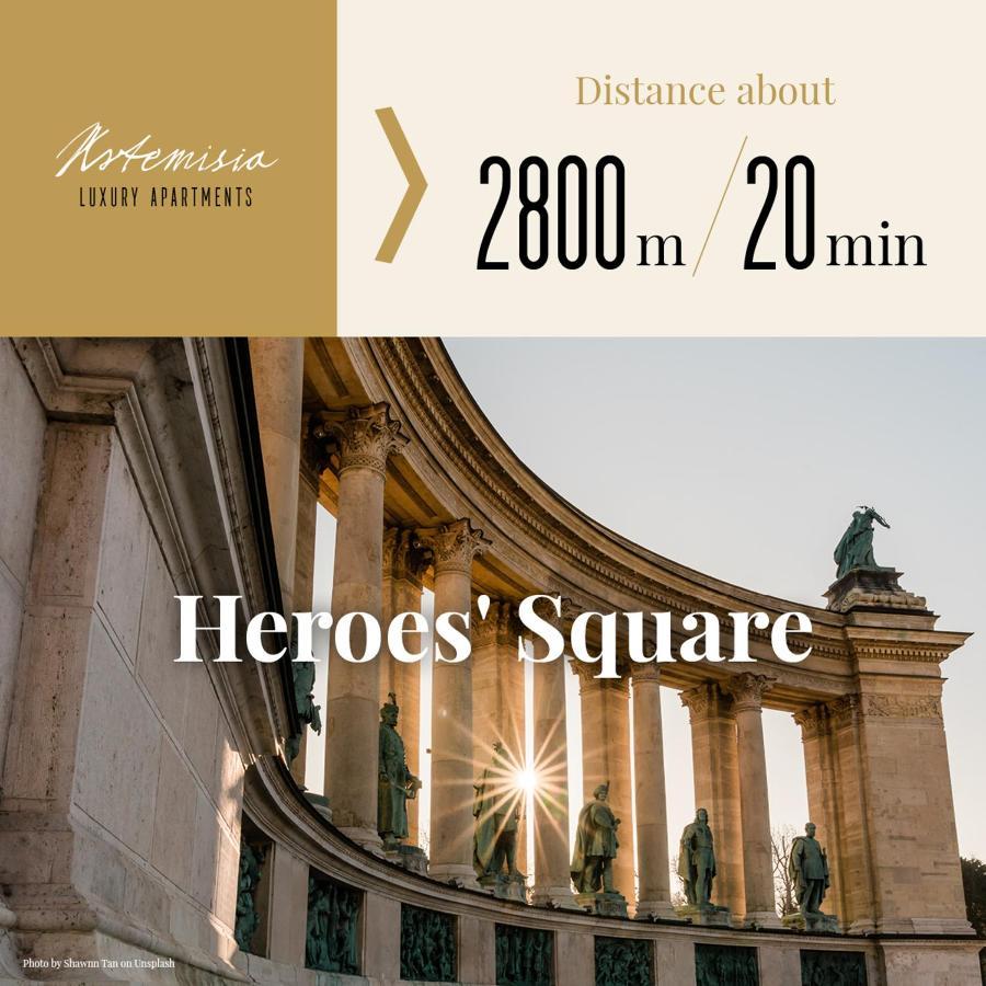 Artemisia Luxury Apartments Jardin Budapeste Exterior foto